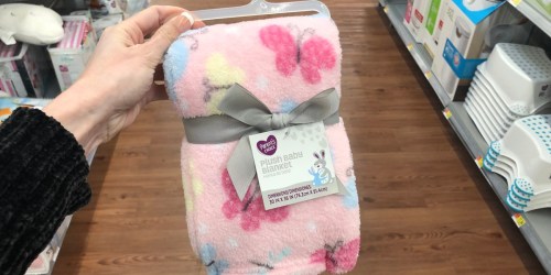 Plush Baby Blankets Only $4.86 on Walmart.com | Butterfly, Fox, & More