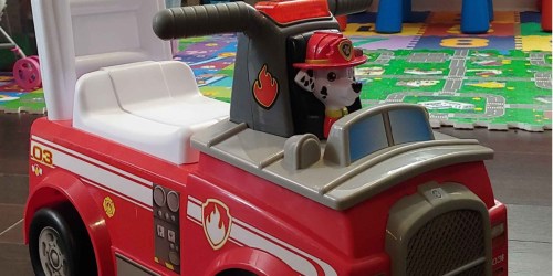 Paw Patrol Fire Truck Ride-On Toy Only $19.97 on Walmart.com (Regularly $35)