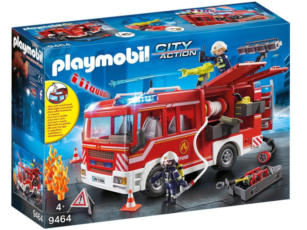 Playmobil City Action Fire Truck box