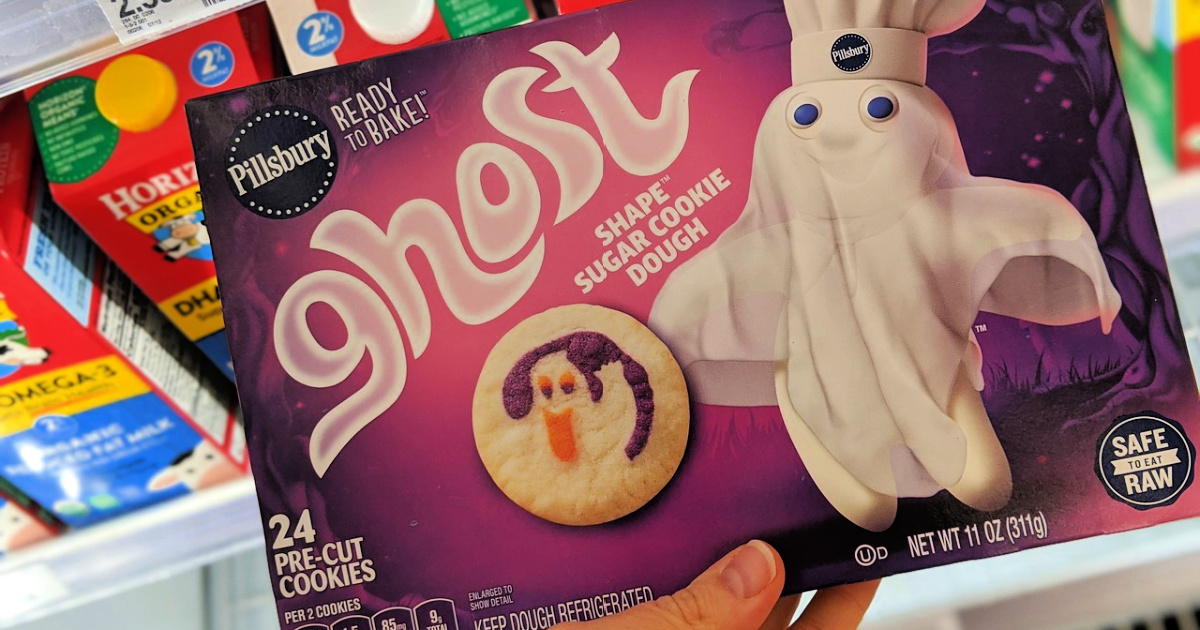 Ready to Bake Ghost Shape Sugar Cookies