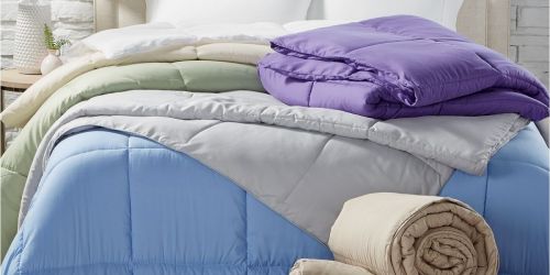** Reversible Lightweight Down Alternative Comforters Only $19.99 on Macy’s.com (Regularly $130)