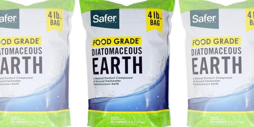 Food Grade Diatomaceous Earth 4-Pound Bag Only $6.52 on Amazon (Regularly $13)