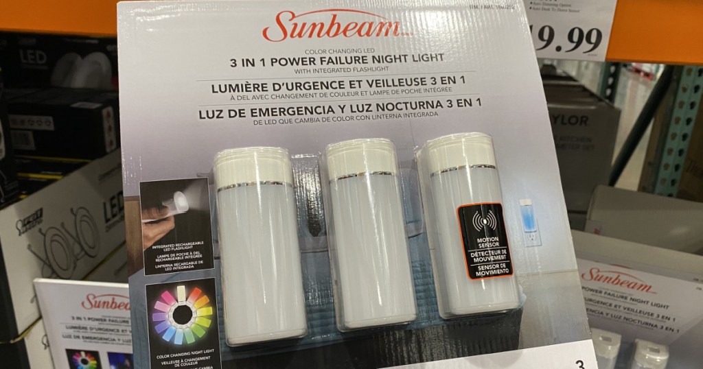 Sunbeam Power Failure Night Light Set at Sam's Club