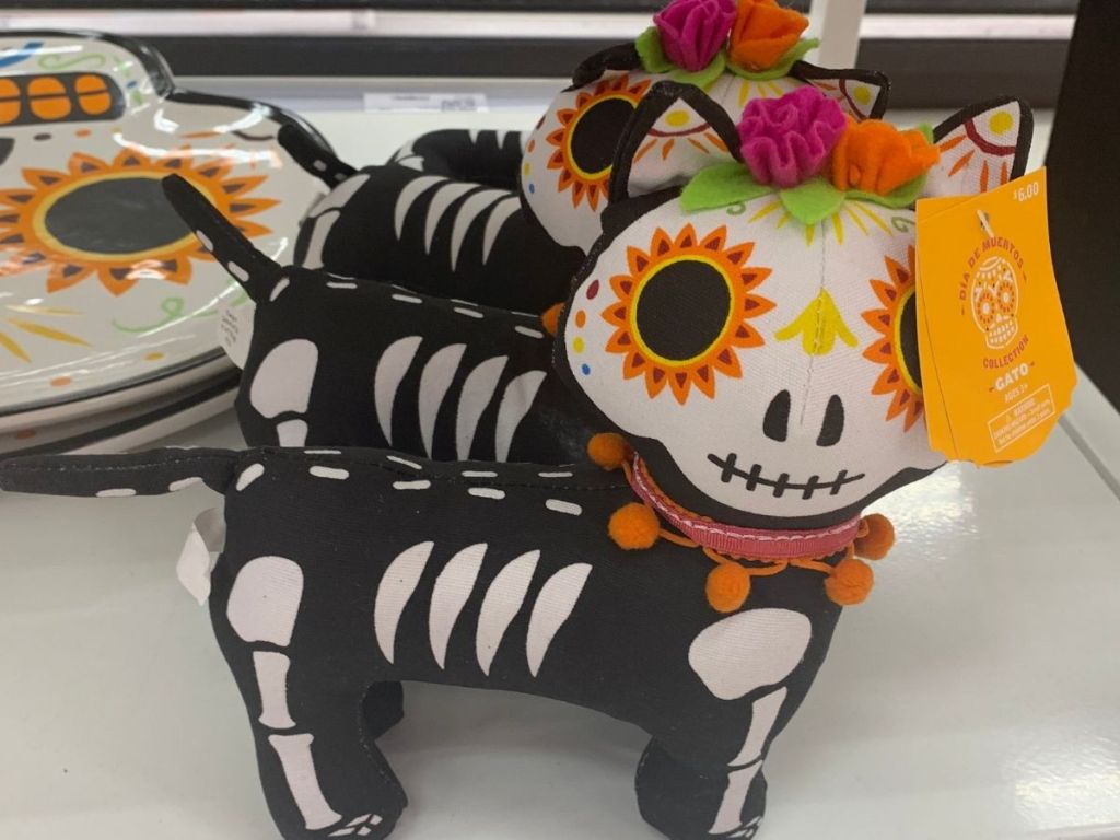 New Halloween Finds at Target Creepy Faux Plants, Day of the Dead