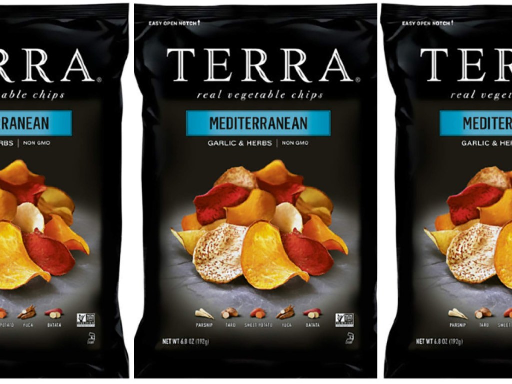 Terra Mediterranean Garlic & Herb Vegetable Chips 6.8oz Bag