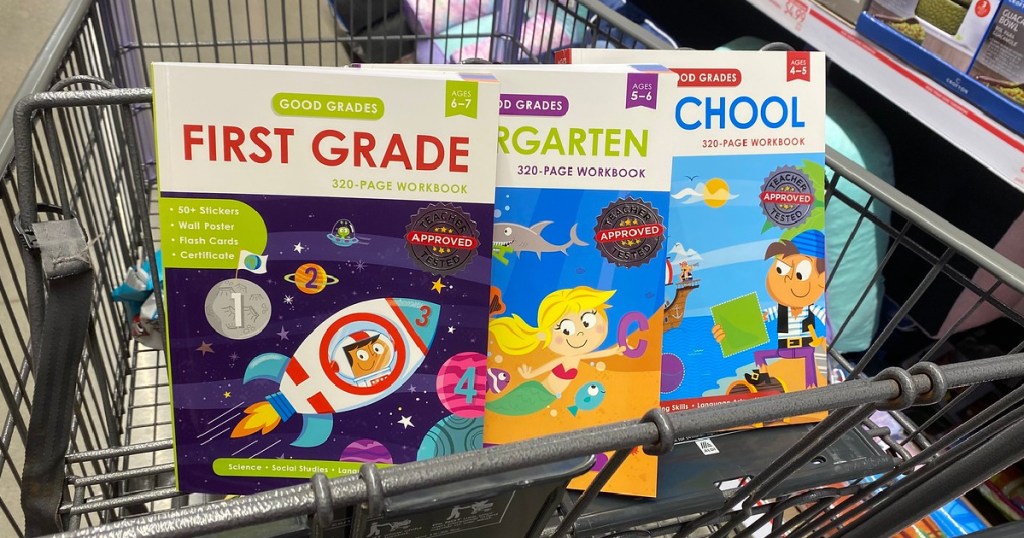 The Clever Factory Good Grades Workbooks in ALDI shopping cart
