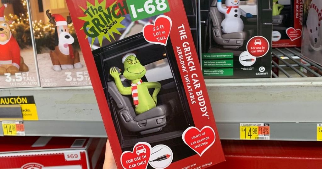 Take The Grinch for a Ride with This Fun Holiday Inflatable at Walmart