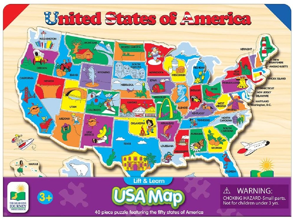 The Learning Journey USA Map