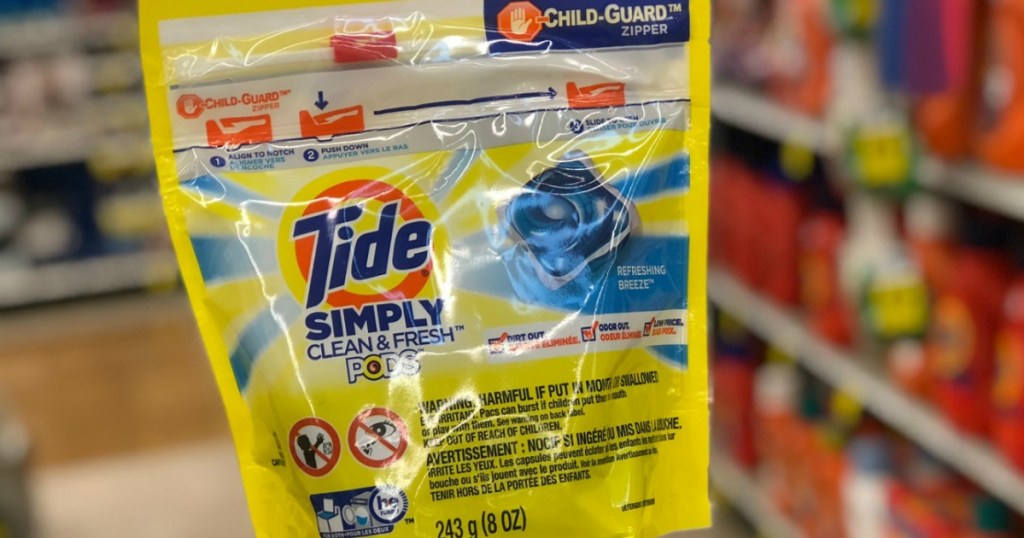Tide Simply Pods in store