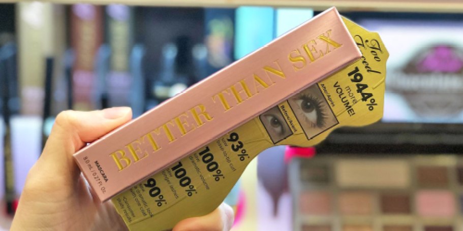 Too Faced Better Than Sex Mascara 4-Pack Just $24 Shipped (ONLY $6 Each)