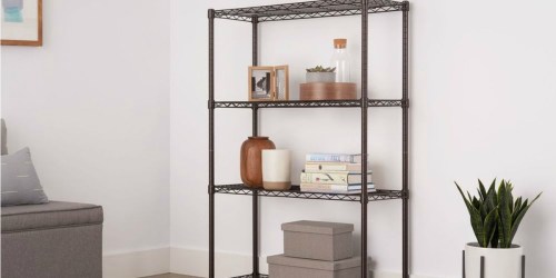 5-Tier Rolling Steel Shelving Unit Only $76.87 on HomeDepot.com (Regularly $134)