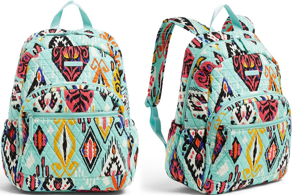 light blue vera bradley backpack