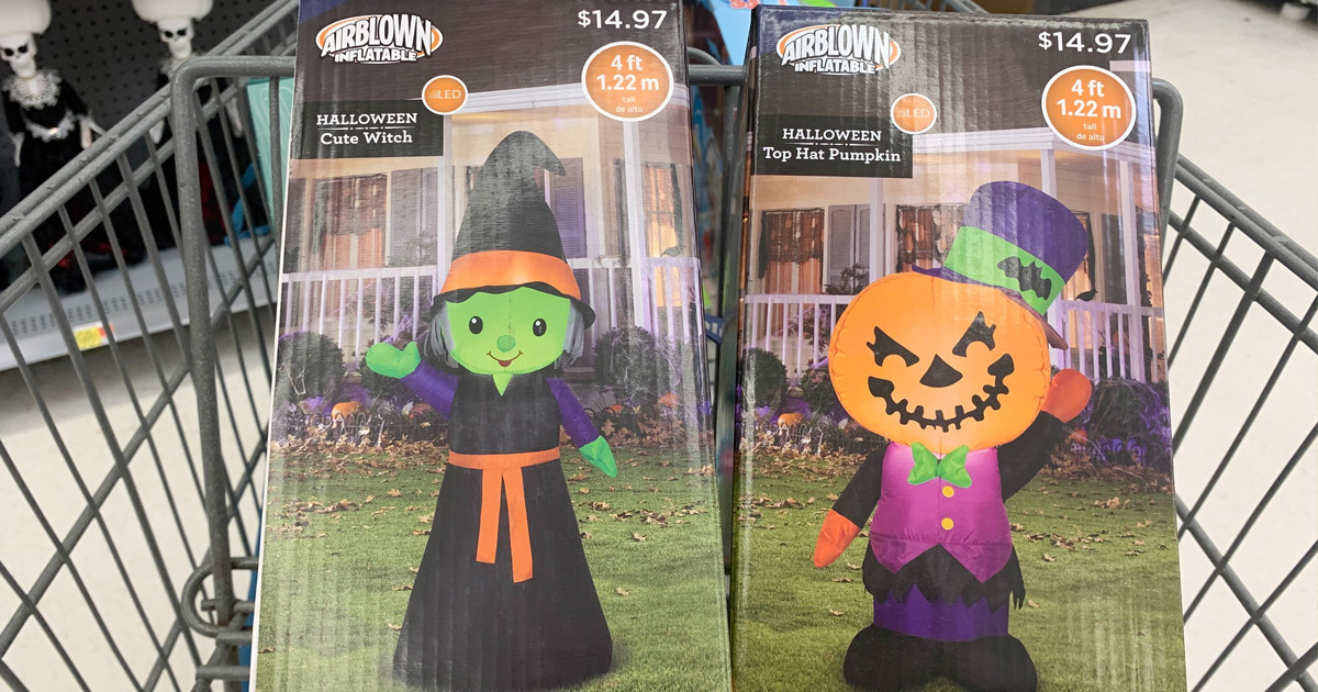 Halloween Inflatables from $14.97 at Walmart | Includes Disney's