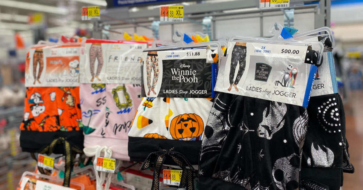 ladies sleep joggers walmart