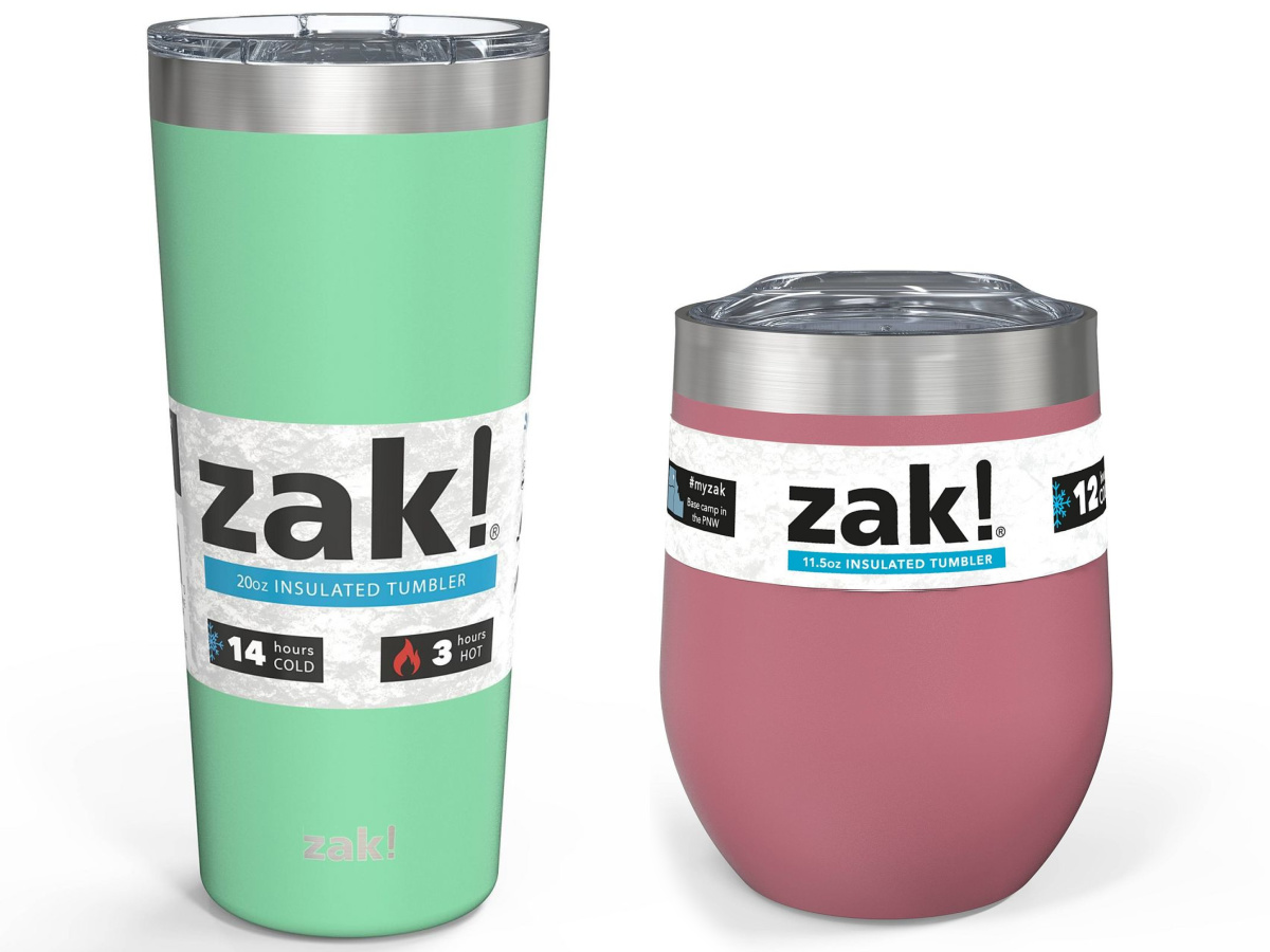 Zak! Designs Stainless Steel Tumblers & Mugs Only $7.99 On Target.com