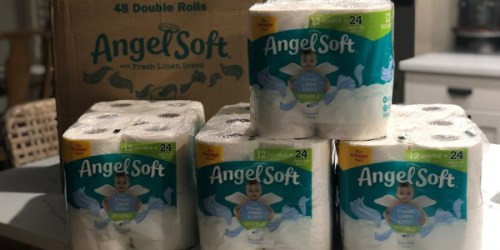 Angel Soft Toilet Paper Mega Rolls 48-Count Only $28 Shipped on Amazon