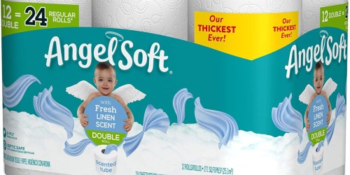 Angel Soft Toilet Paper 48 Double Rolls Just $22.99 on Amazon
