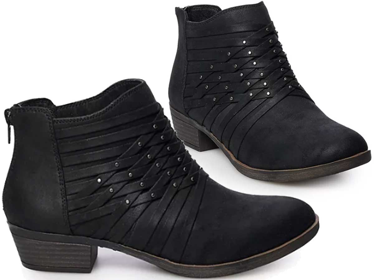 SO Women's Ankle Boots Only $25.49 on 