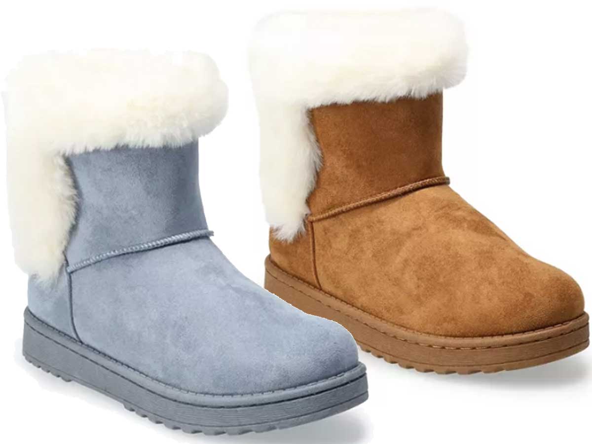 kohls womens ankle winter boots