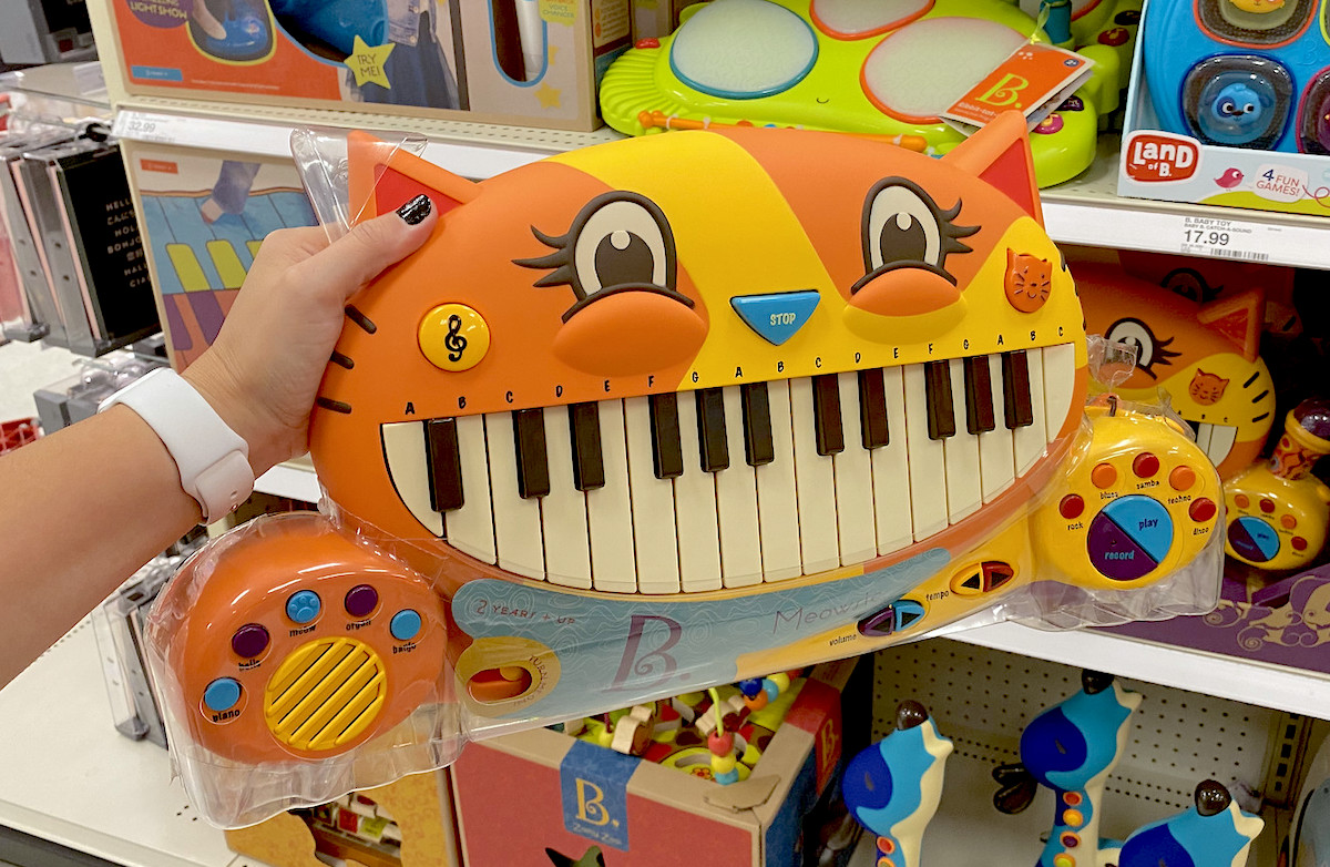 cat piano toy target