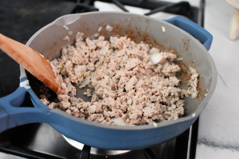 cooking ground turkey