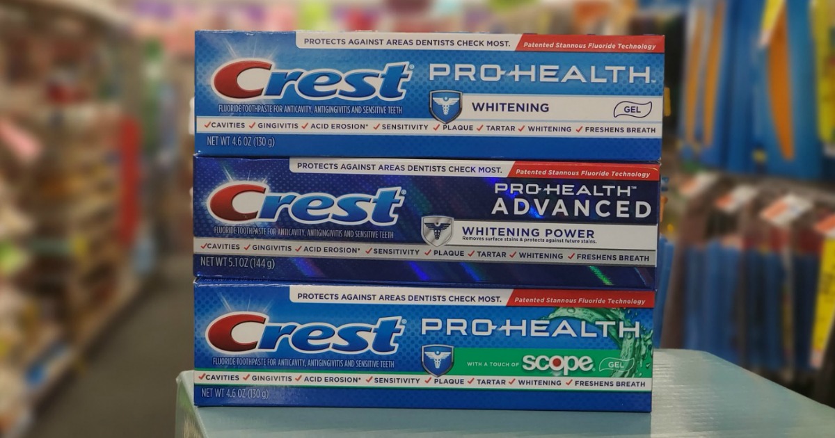 Crest Toothpastes Just 24¢ Each After CVS Rewards