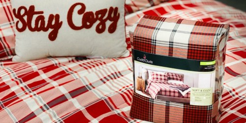 Over 45% Off Cuddl Duds Flannel Sheet Sets on Kohls.com | Includes Cozy Christmas Styles