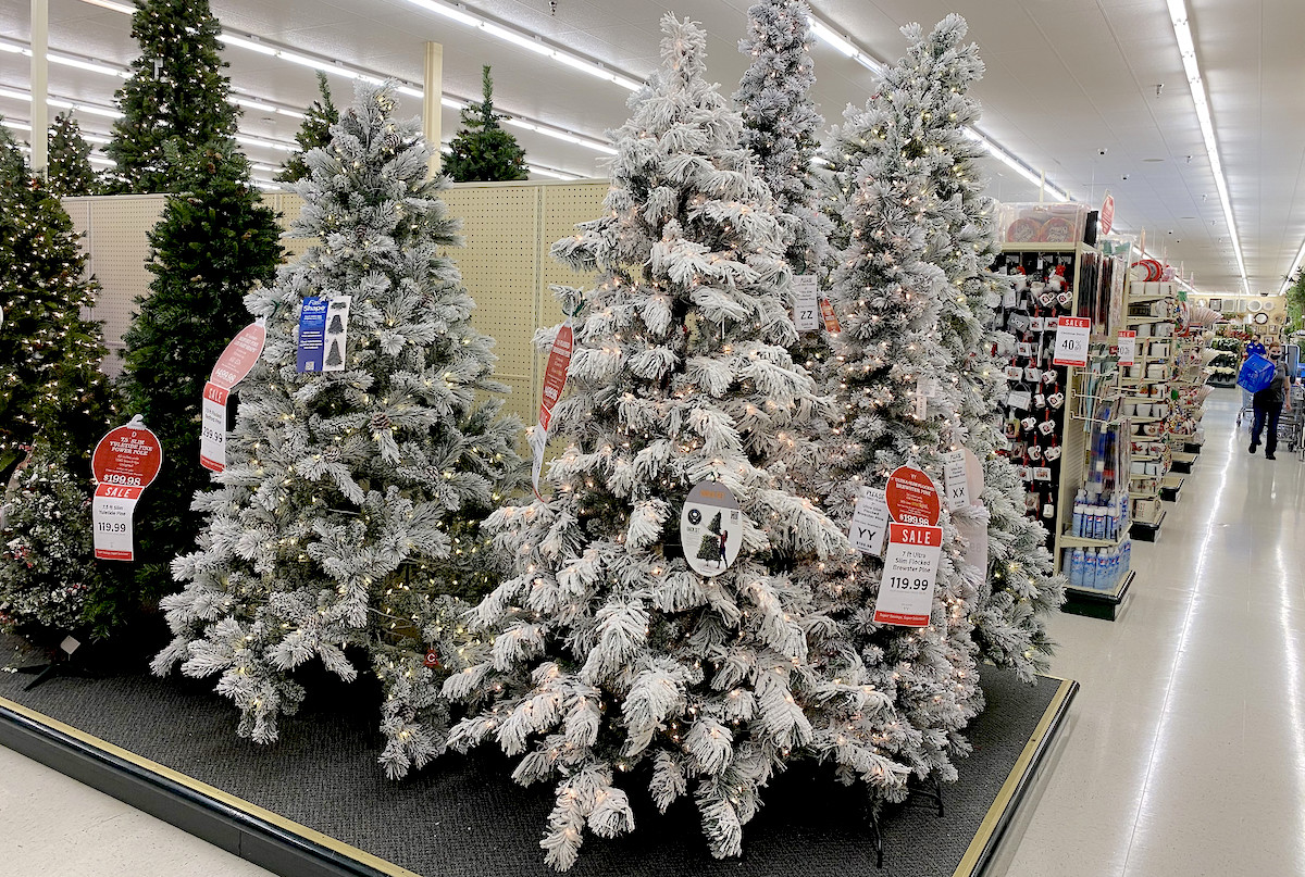 Shop The 10 Best Hobby Lobby Christmas Decorations They Re 50 Off   Flocked Tree 