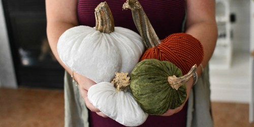 Make DIY Velvet Pumpkins on the Cheap with Our Easy Tutorial