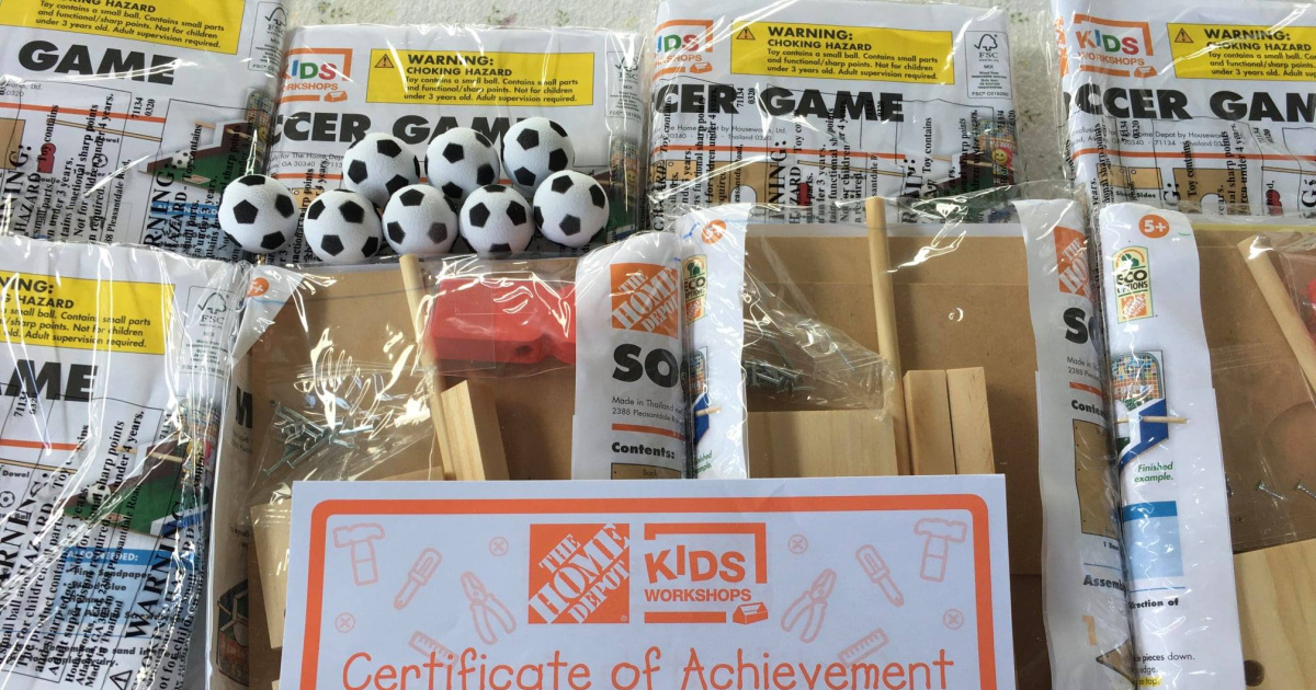 home depot kids kits