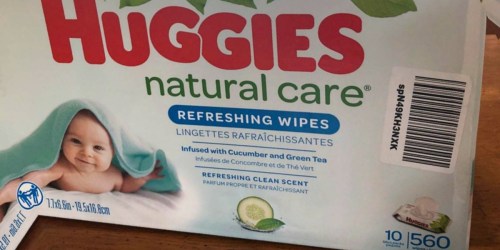 Huggies Natural Care Baby Wipes 560-Count Only $10.49 Shipped on Amazon