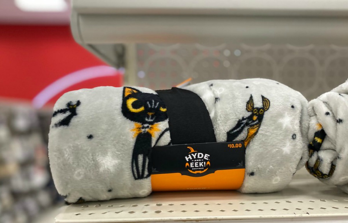 Hyde and Eek! Halloween Throw Blankets Only $10 at Target