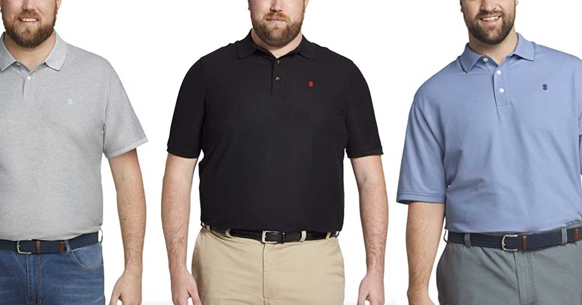 mens polo shirts tall sizes