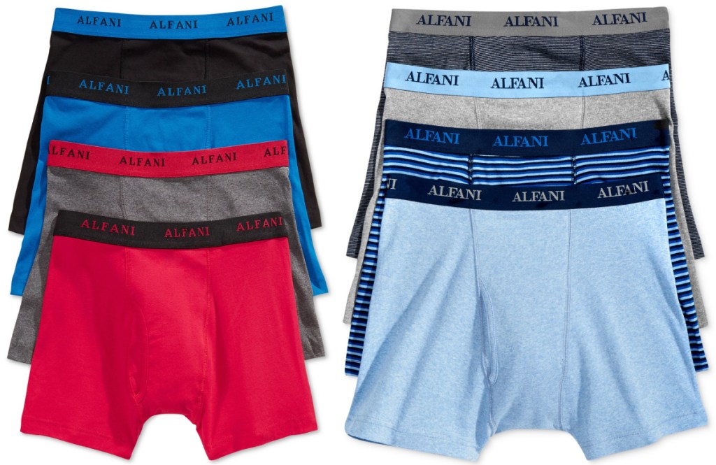 alfani mens colorful boxer briefs
