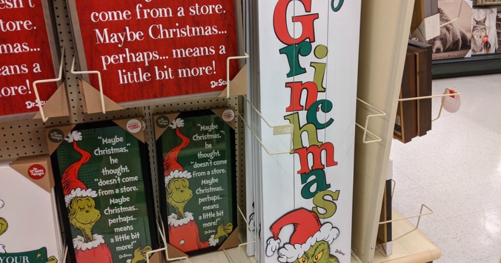 40 Off GrinchThemed Christmas Decor at Hobby Lobby InStore & Online