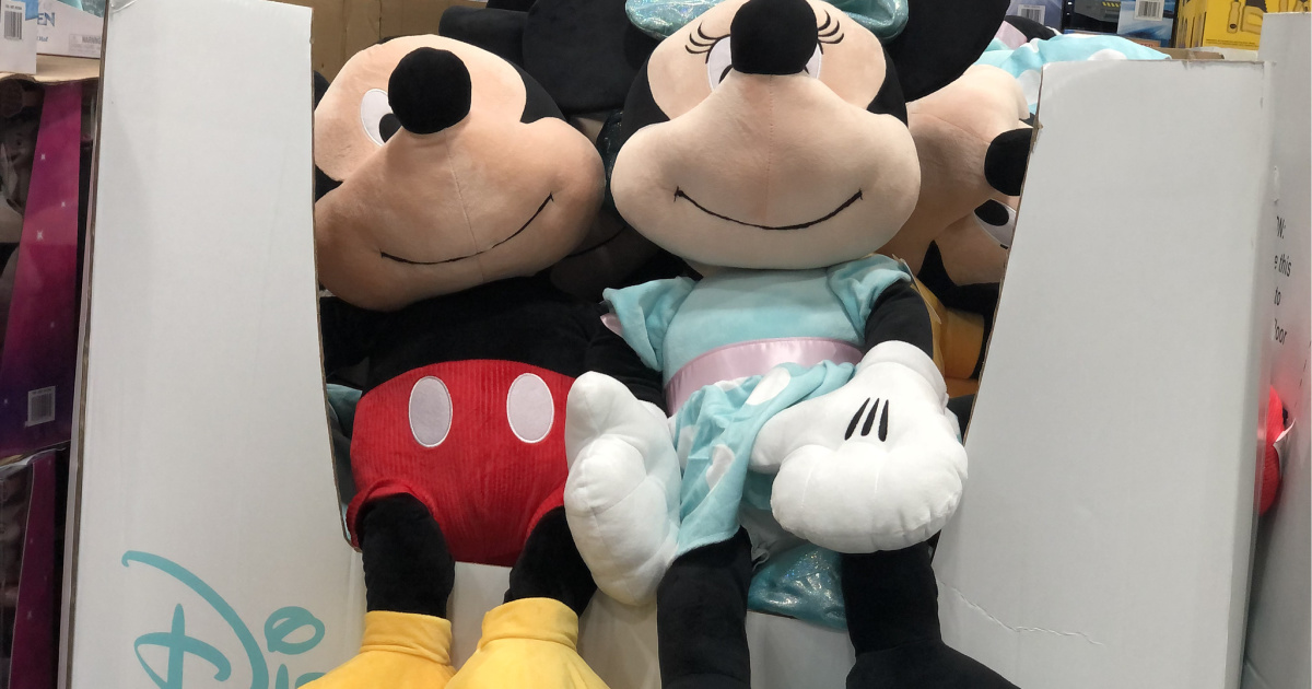 mickey and minnie mouse stuffed animals