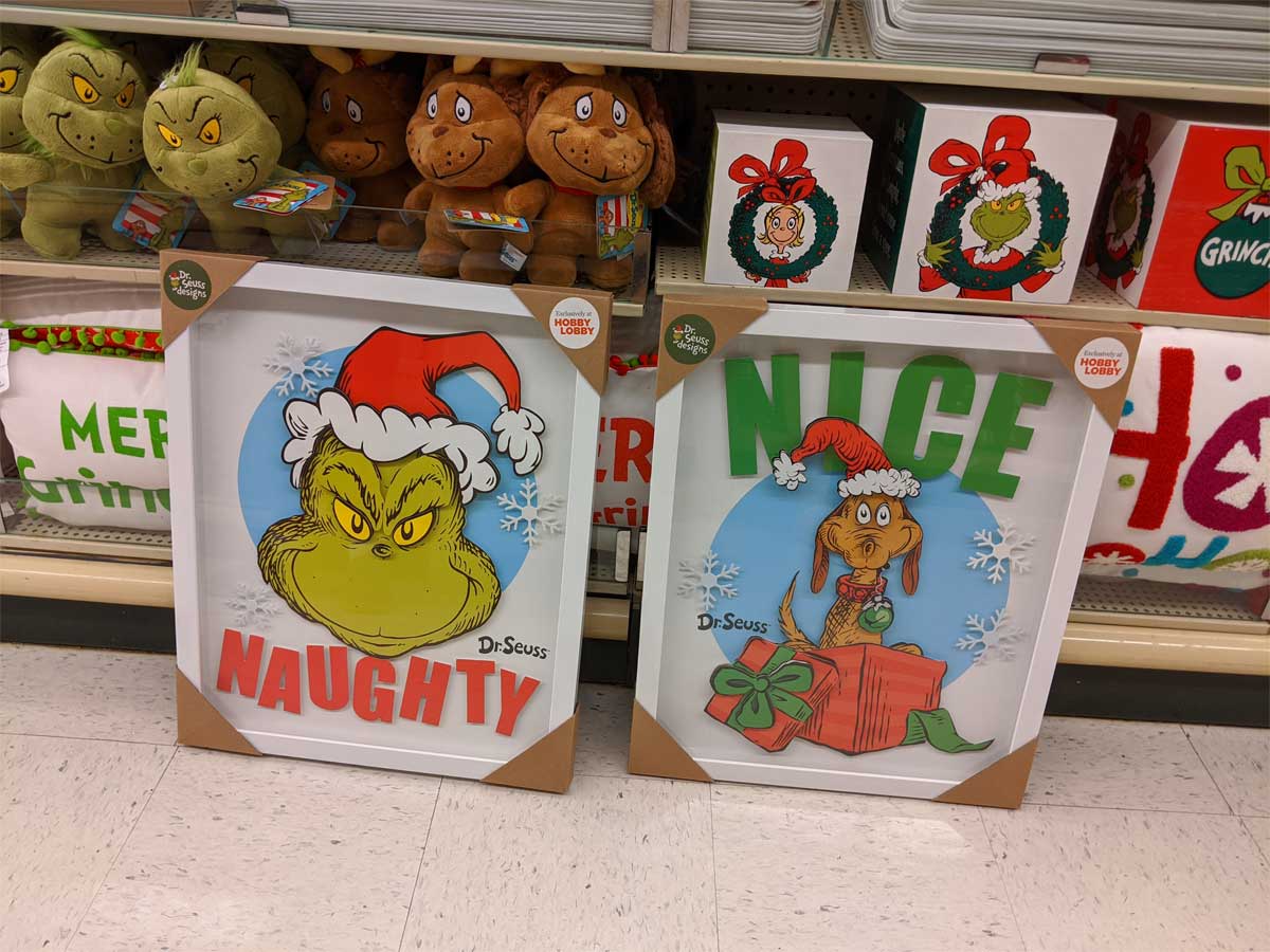 40% Off Grinch-Themed Christmas Decor At Hobby Lobby | In-Store & Online