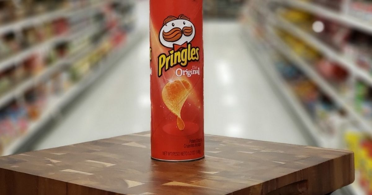 red tube of Pringles chips