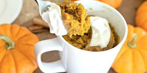 Easy Pumpkin Spice Mug Cake Recipe