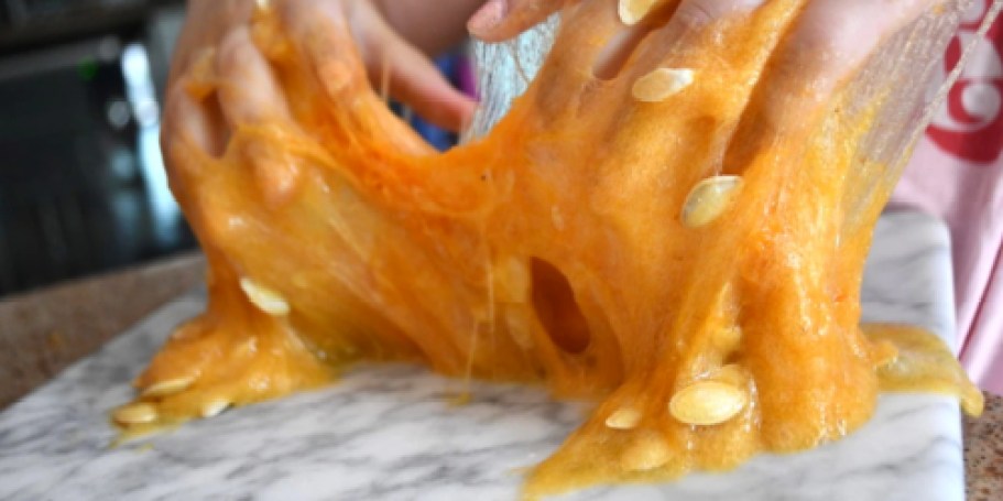 Create DIY Pumpkin Slime with the Kids!