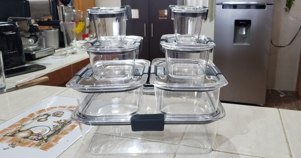 clear food storage containers