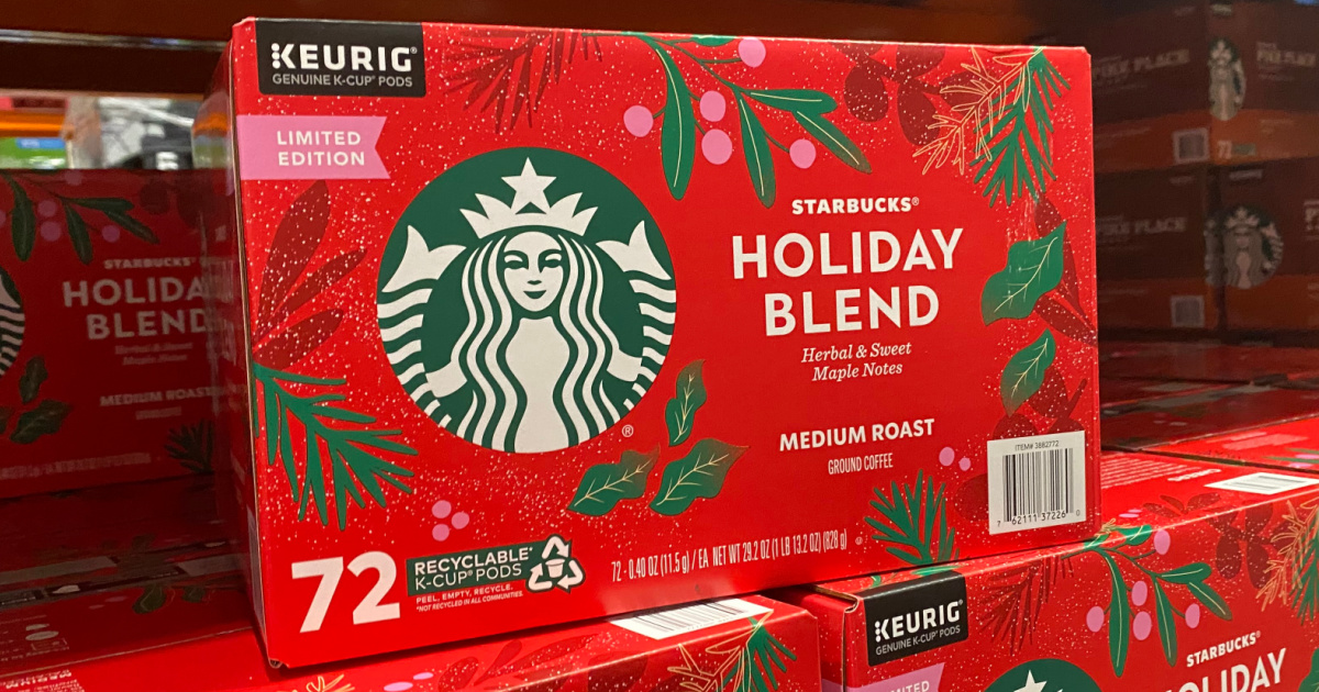 Starbucks Limited Edition Holiday Blend K-Cups Now at Costco