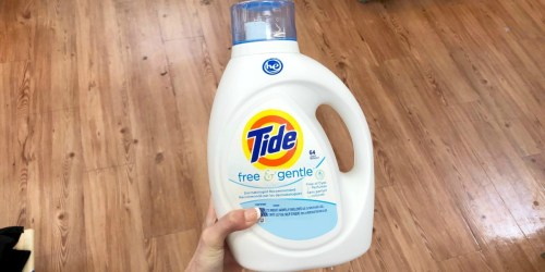 $10 Off 3 Select Household Items | Tide 92oz Laundry Detergent Only $8.64 Each Shipped on Amazon