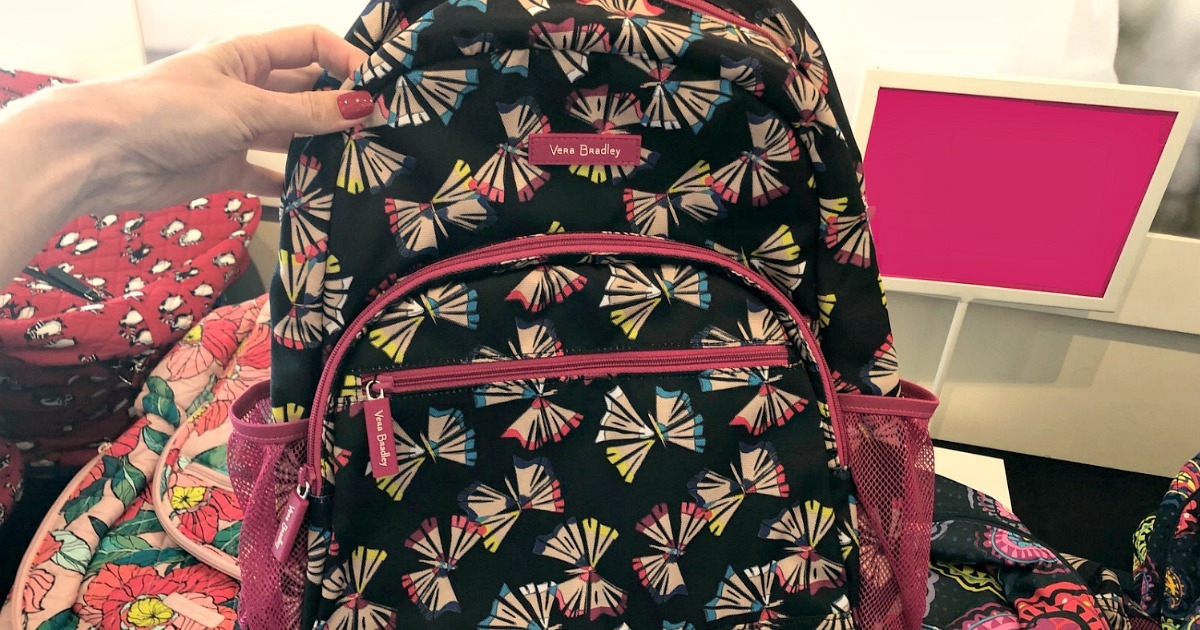 vera bradley butterfly backpack