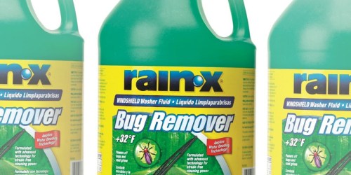 Rain-X Windshield Wiper Fluid w/ Bug Remover Gallon Jug Just $1.39 on Target.com