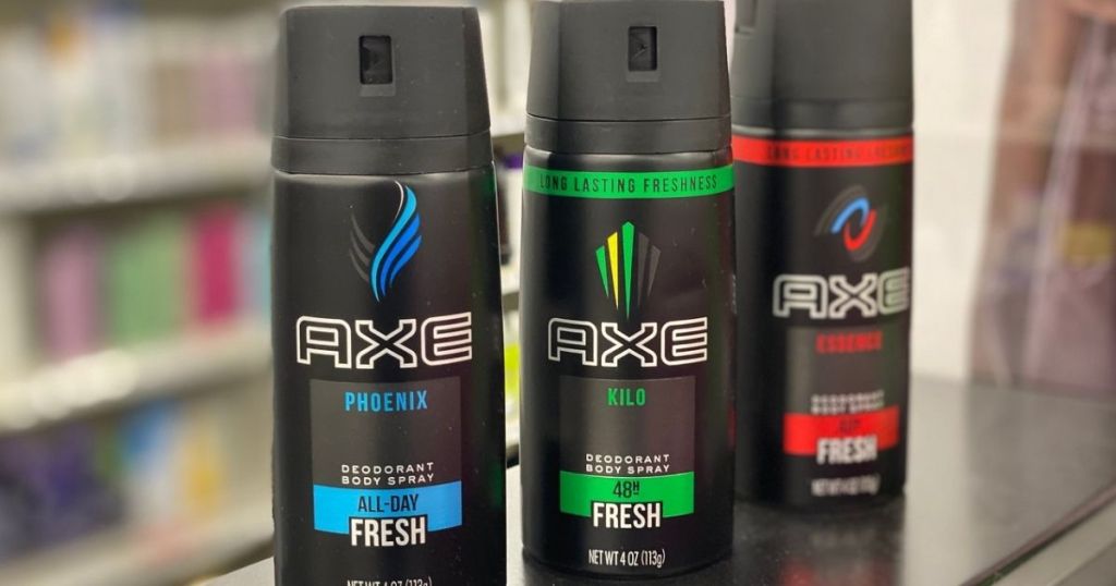 3 Axe Body Sprays
