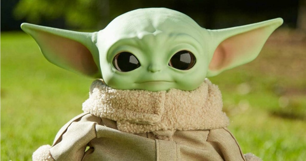 small stuffed baby yoda