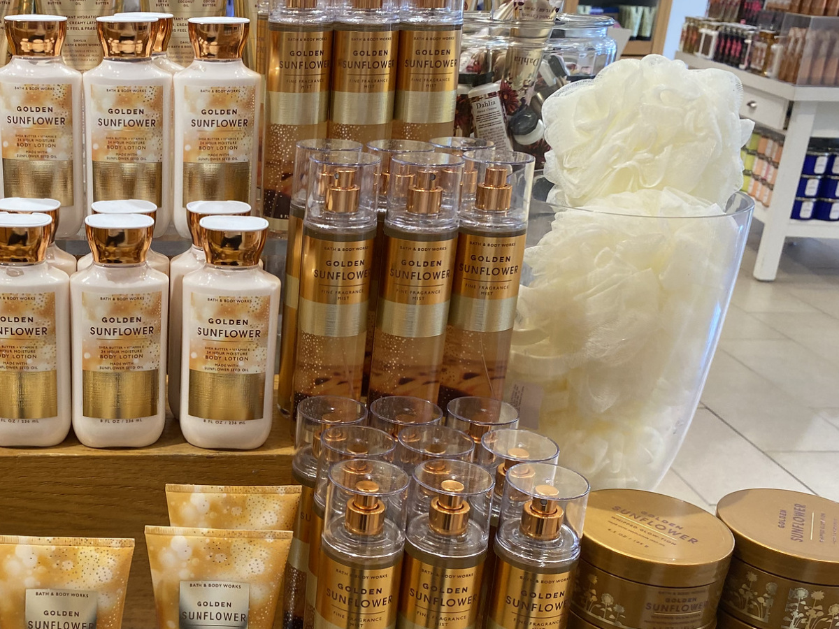 golden sunflower perfume bath and body works