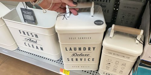 Better Homes & Gardens Metal Laundry Containers from $7.44 at Walmart