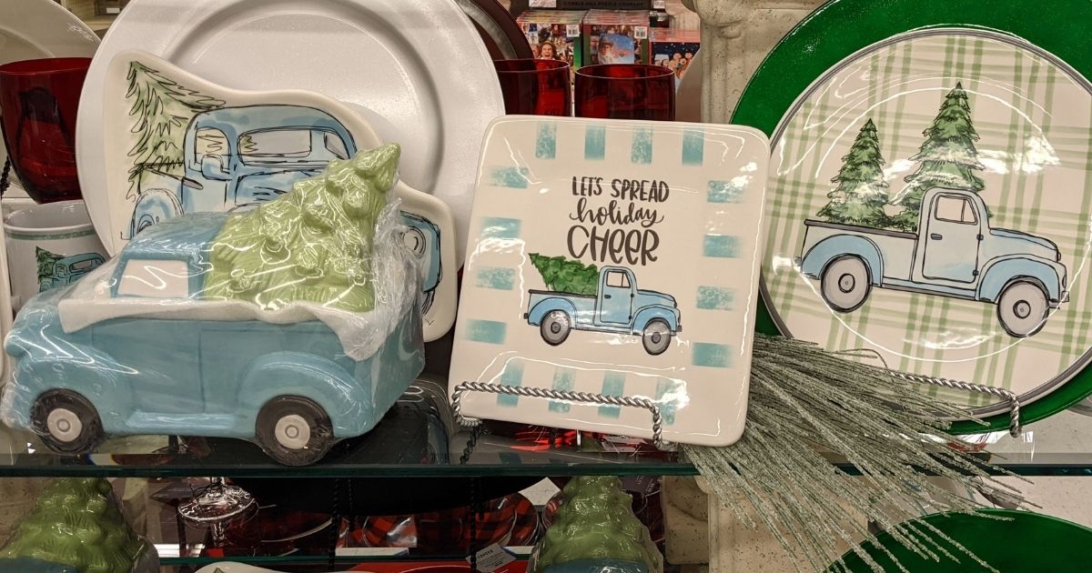 50 Off Blue Truck Holiday Decorations at Hobby Lobby InStore & Online